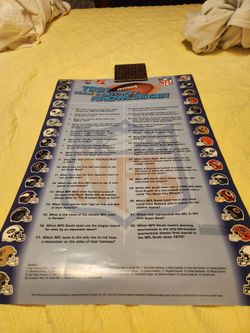 2002 NFL Pepsi Kmart Promo Poster