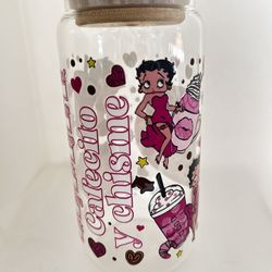 Betty Boop Glass Cup