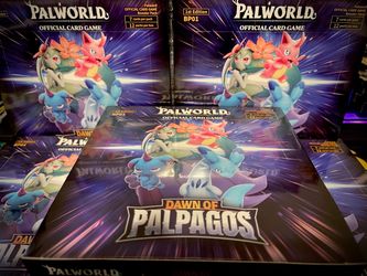 Palworld tcg boxes