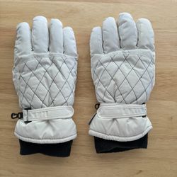 Skiing Gloves - XL White