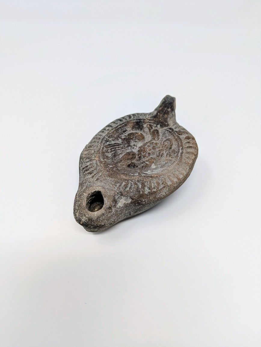 Ancient "Imperial Period" Roman Terracotta Oil Lamp (c. 2nd Century CE)