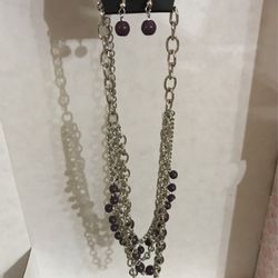 Brand New Earring And Necklace Set 