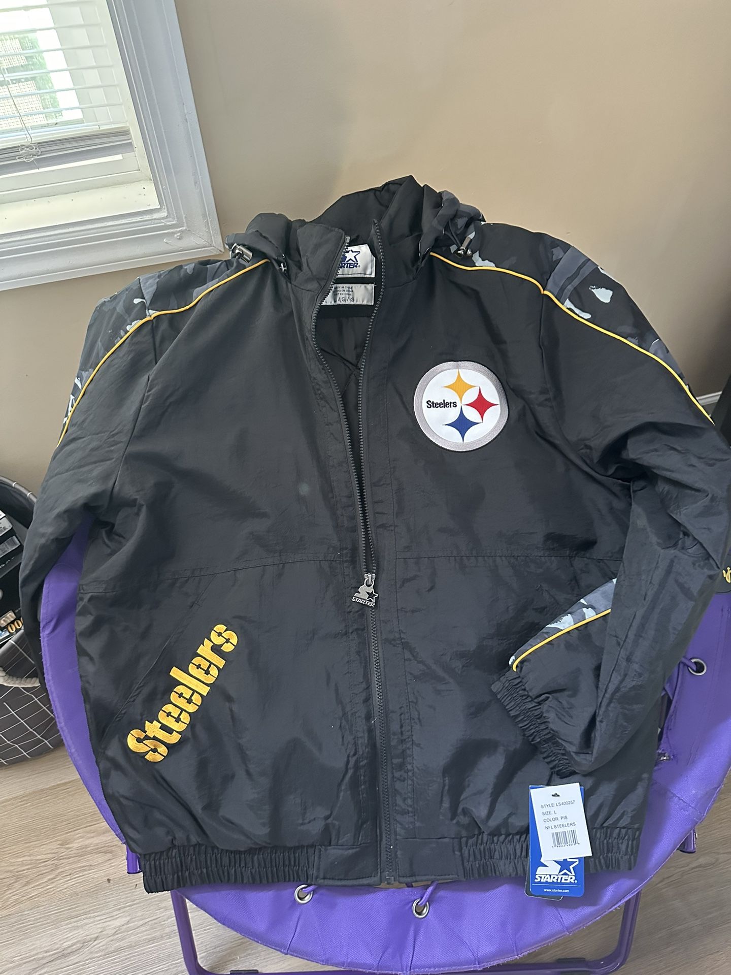 Brand new Steelers winter jacket size L
