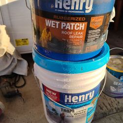 Henry White Waterproof 5 Gallons And 31/2 Gallons Black