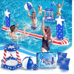Inflatable Pool Water Games Set