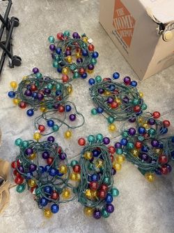 6 Strands Of 1.5” Round Lights