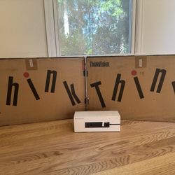 Dual 4K Monitors And Docking Station (All New In Box Unopened)