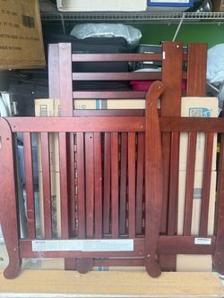 Wooden crib