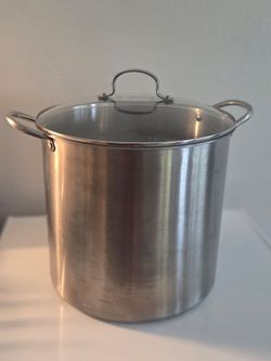 Stainless steel stock pot