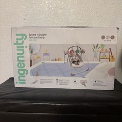 Ingenuity Soothe ‘n Delight Portable Swing (unused, Unopened)