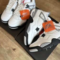 Jordan 4 White Cement 