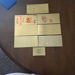 Oriental Gold Foil W/cert