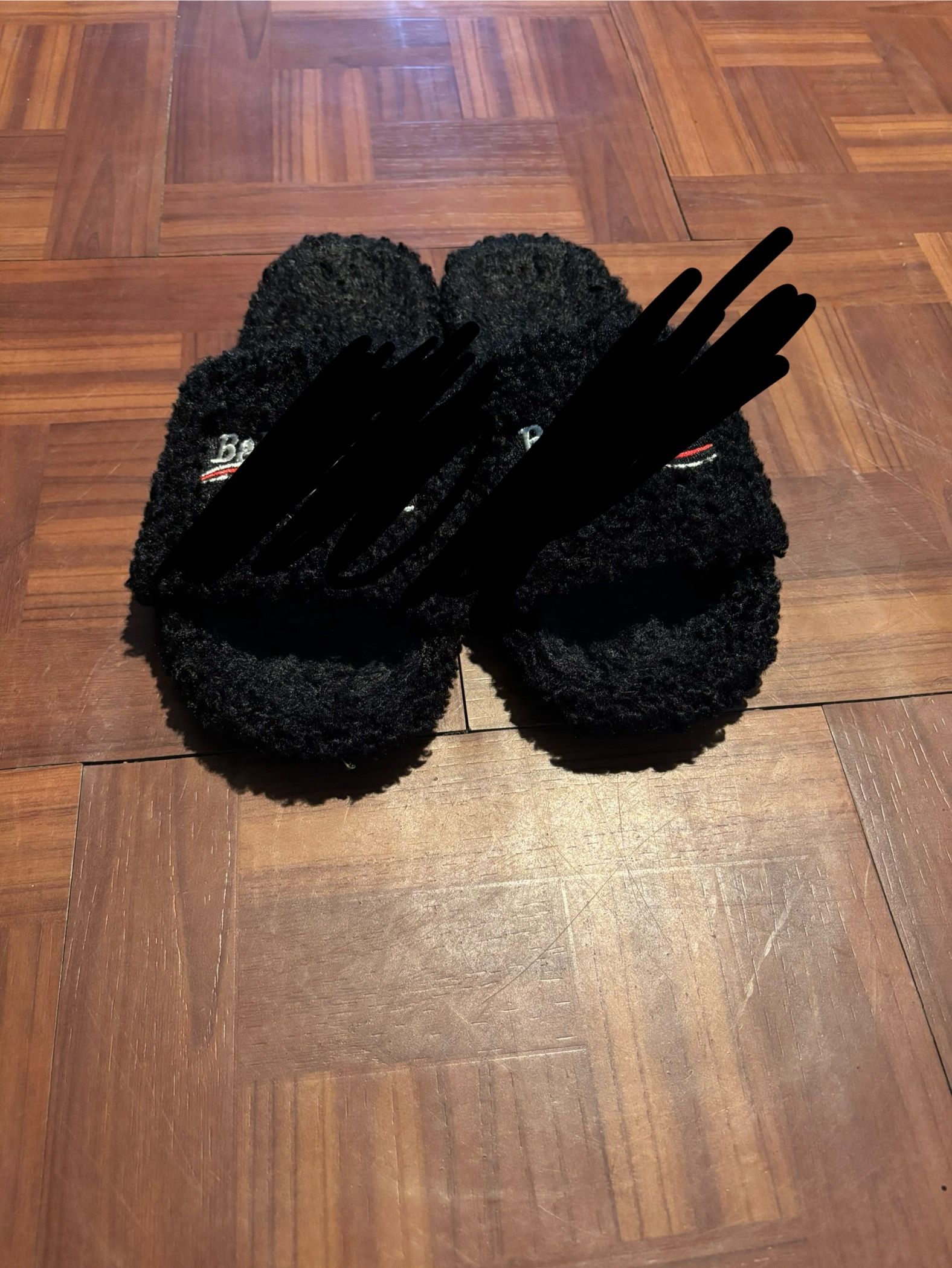 Balenciaga Furry Slides