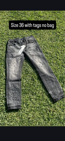 Purple jeans