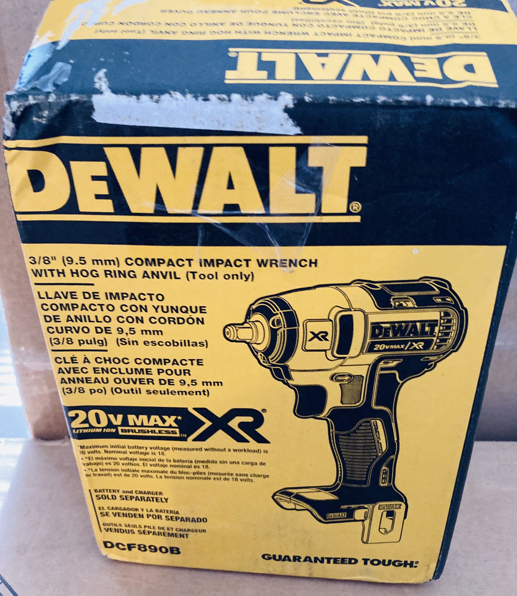 Dewalt XR 3/8 20v Impact wrench Brushless tool