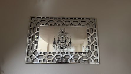 Geometric Mirrored Wall Mirror