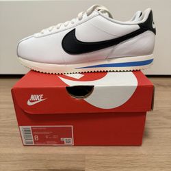 Nike Cortez ‘23 “White Black Light Photo Blue” Men’s Size 8 DM4044-100