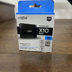 Brand New Sealed Crucial X9 Pro 2TB USB-External SSD