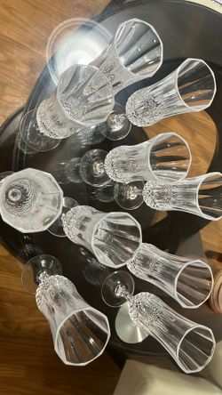 Longchamp Champagne Flute by Cristal d'Arques-Durand Set of 8