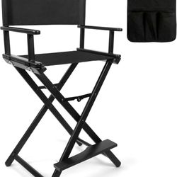 29" Height Tall  Aluminum Makeup Artist Chair 