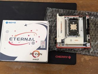 AMD Ryzen 5 9600x + Soyo Eternal B850i AM5 ITX Motherboard CPU Combo