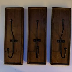 Hanging Wall Hooks - Set Of 3