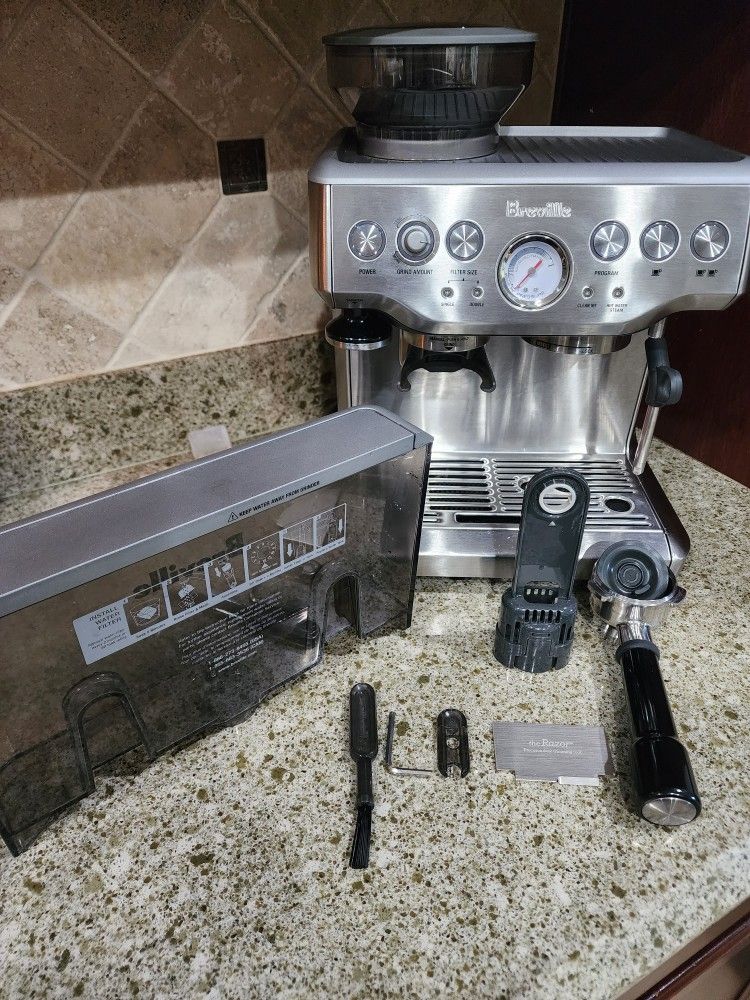 Breville RM-BES870XL Barista Express Espresso Machine Brushed Stainless Steel