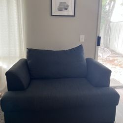 Dark grey couch 