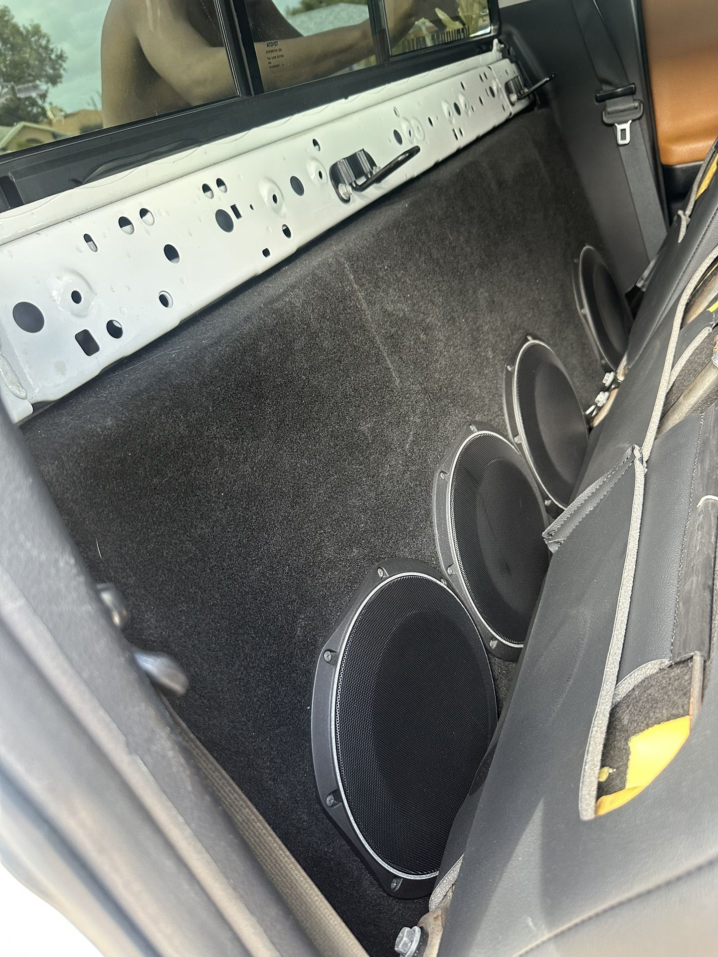 Custom built Subwoofer Enclosure And Subwoofers