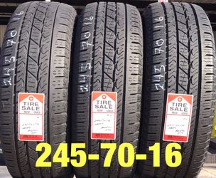 2 used tires 245/70/16 Nexen Rd (A+)