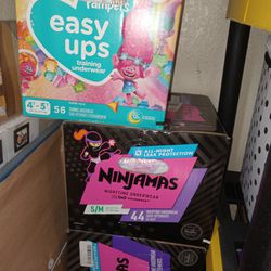 Easy Ups / Ninjamas/ Parents Choice / Huggies