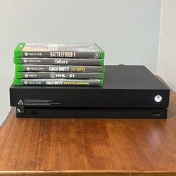 Xbox one with games