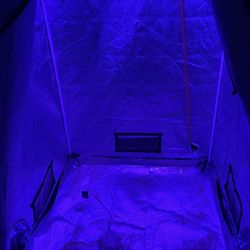 Indoor Grow Tent With Lighting System and Exhaust Fan