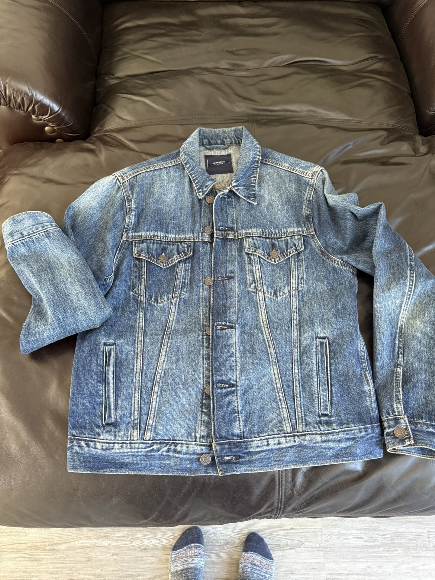 Lucky Denim Trucker Jacket Men Medium