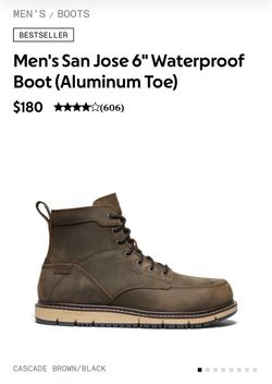 Keen San Jose 6” work boot-aluminum toe