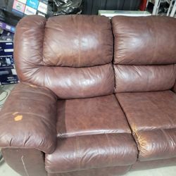 Leather Sofa And Love Seat Recliner 