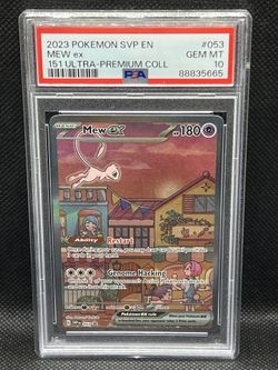 Mew Ex 053 Promo PSA 10 2023 Pokemon SVP EN 151 Ultra Premium Collection