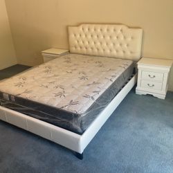 Full Size  Bed With Nice Orthopedic Supreme Mattress Included 📍 