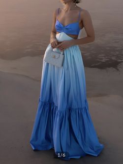 Backless Cutout Cami Long Dress