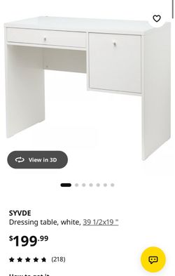 White Ike desk
