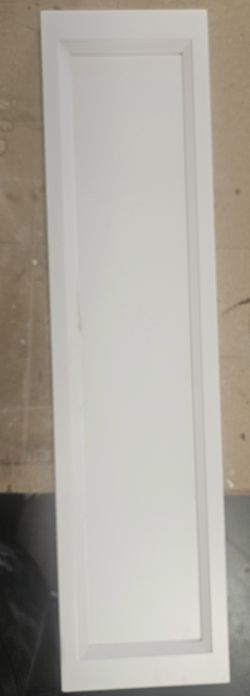 White Reversed Raised Panel Cabinet Door