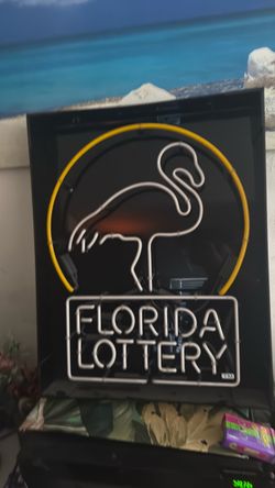 Florida Lottery Neon Sign