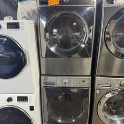 kenmore stainless steel washer and gas dryer set