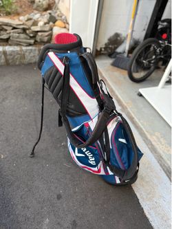 Callaway red white and blue golf standing bag