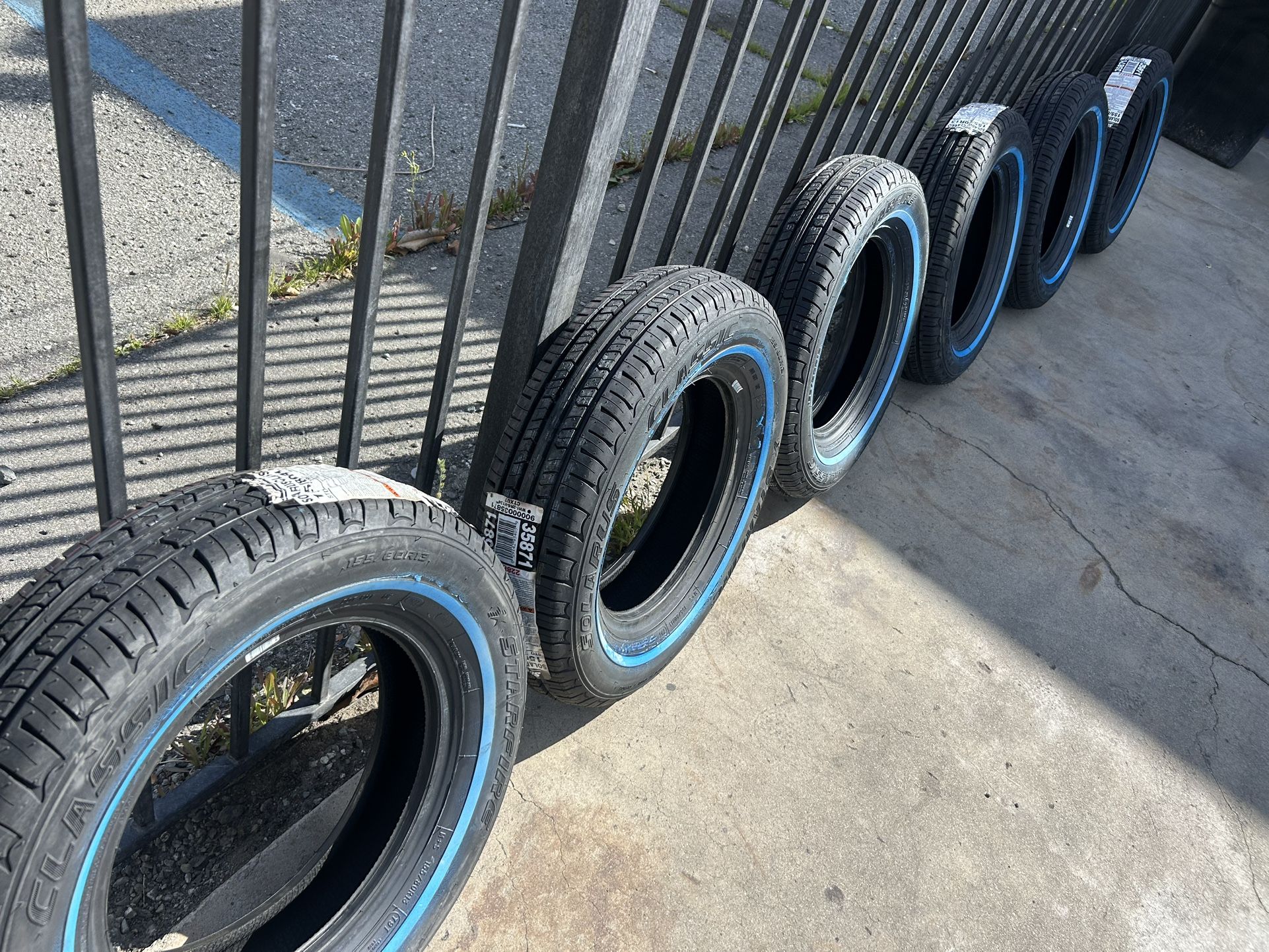 155/80/13 Whitewalls