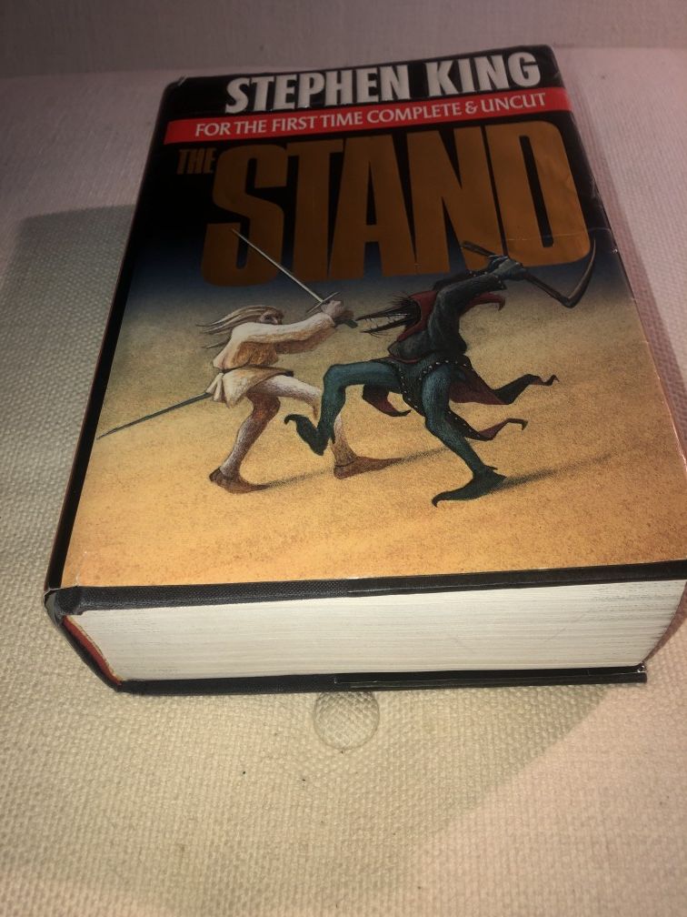 The Stand Hardcover Book by Stephen King For the First Time Complete and Uncut