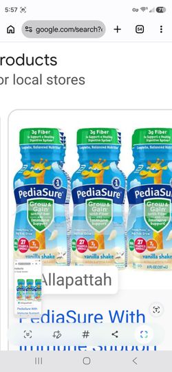 Pediasure vanilla $30 pomos