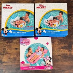 NEW Disney Mickey and Minnie Pool Swimming Floats just $5 each