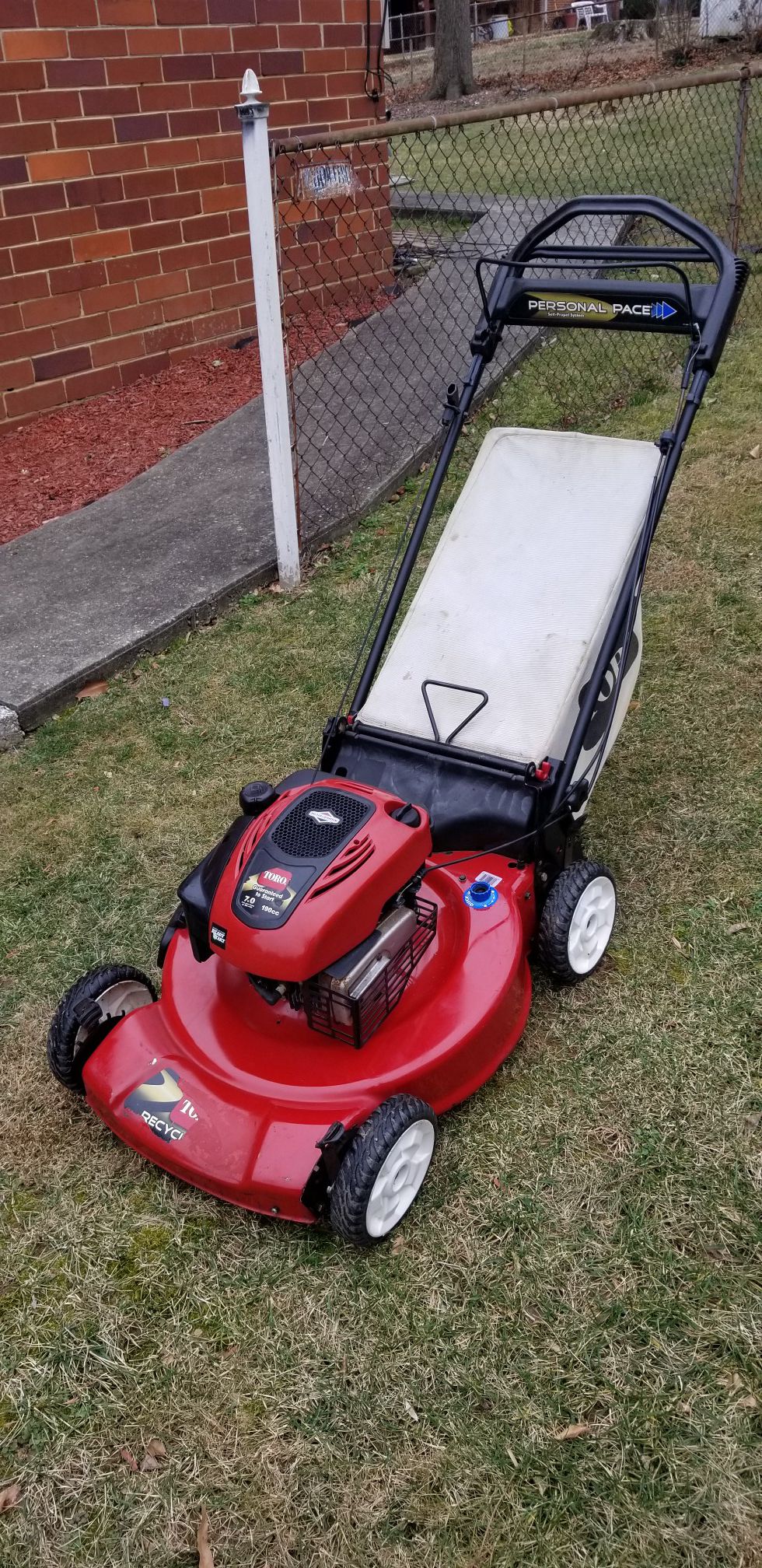 TORO RECYCLER 22" 190CC PERSONAL PACE LAWN MOWER
