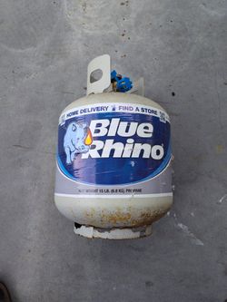 Propane tank. Empty